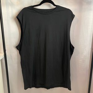 all saints black muscle tee